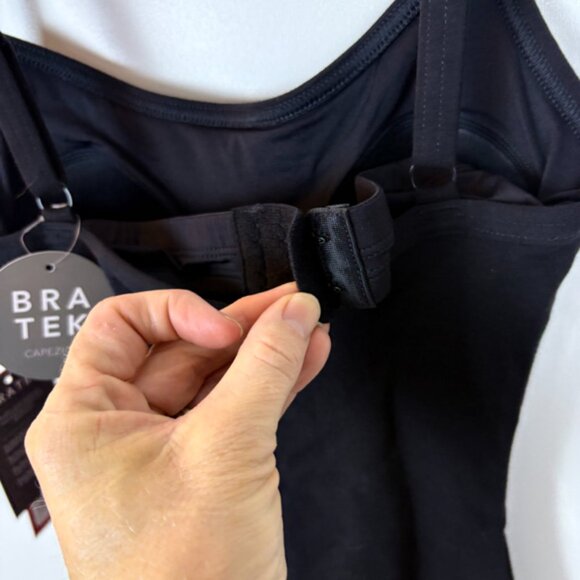 NWT Capezio Black One Piece Spaghetti Strap Cami Bratek Leotard Size Small - Picture 13 of 14